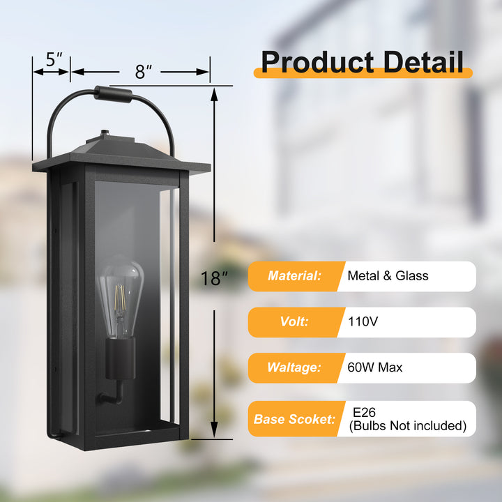 Modern Minimalist Outdoor Wall Light #7056