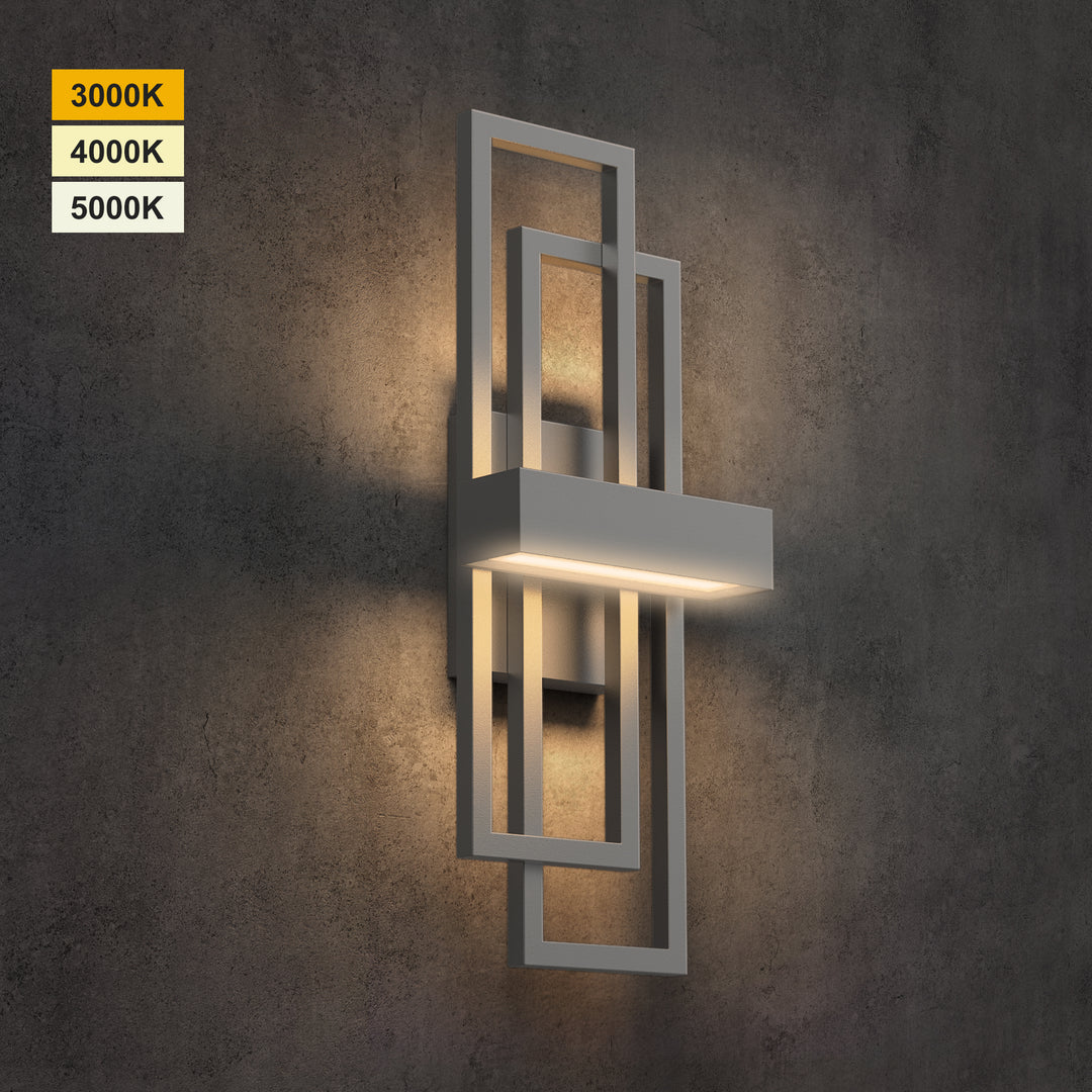 Brandalynn Wrought Iron LED Wall Light #7031-2BK-W