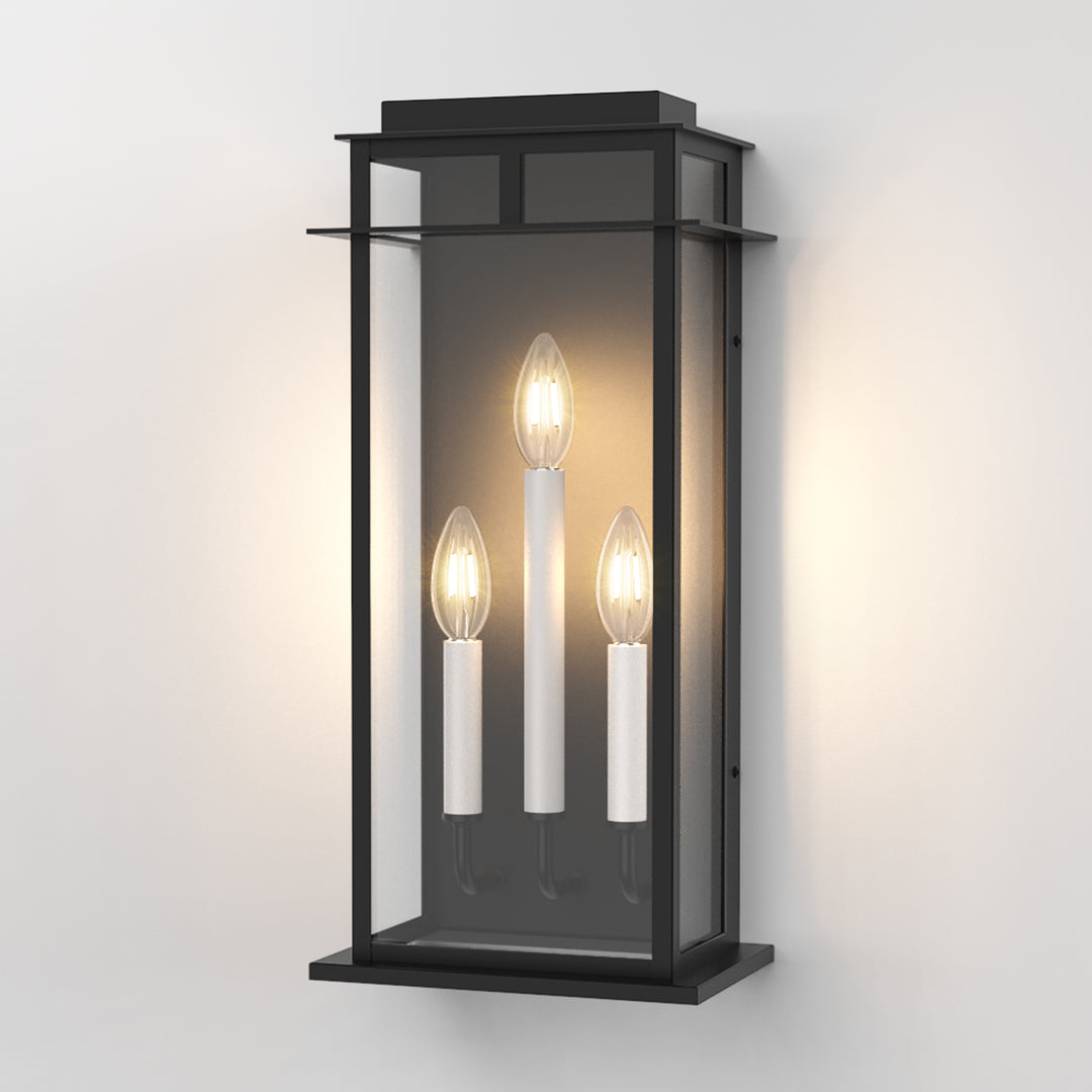 Solstice Outdoor Wall Lantern With Dusk To Dawn #7072