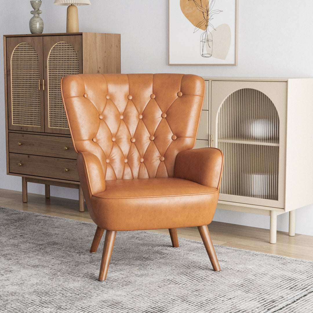 Maxax 30.32 Wide Tufted Polyester Armchair #40001K