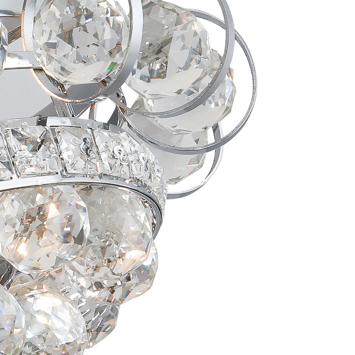 Maxax 3 - Light Unique / Statement Tiered Traditional Crystal Chandelier #19151