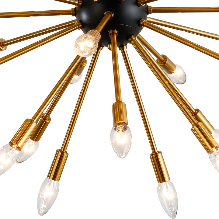 Maxax 30 - Light Sputnik Sphere&Modern Linear Chandelier #19145