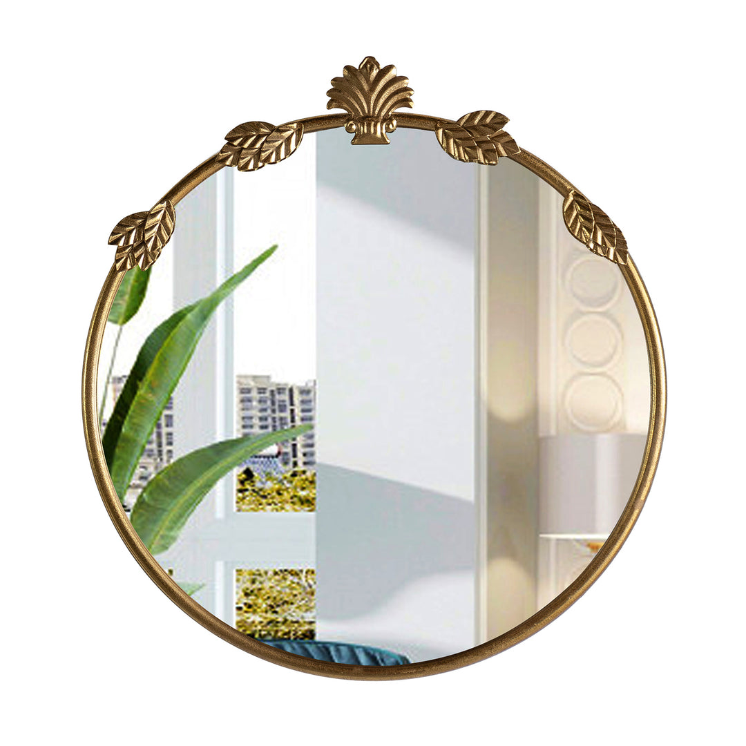 Maxax Round Metal Wall Mirror #25003