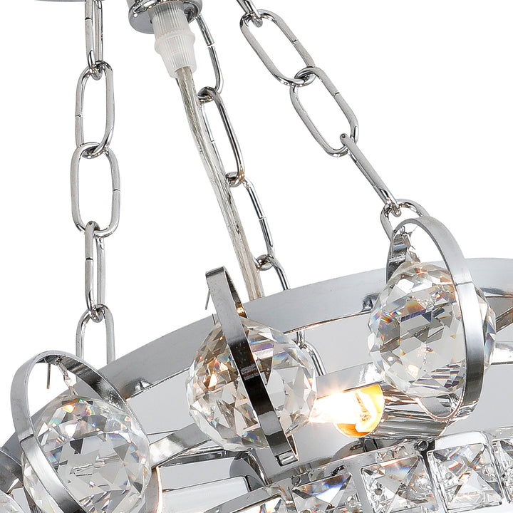 Maxax 3 - Light Unique / Statement Tiered Traditional Crystal Chandelier #19151
