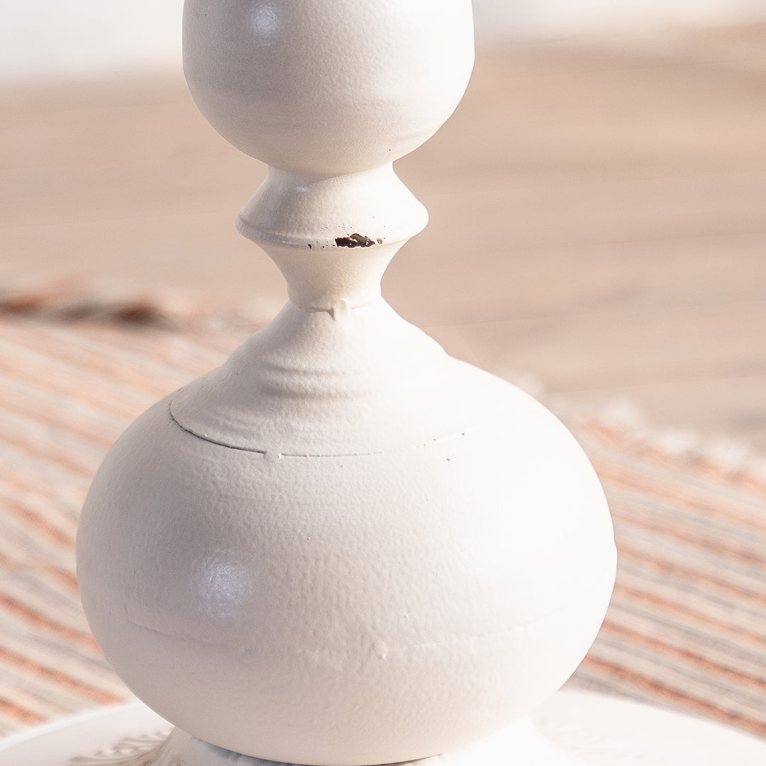 YUIlili Vintage Round End Table Living Room, Rusitc Side Table, Farmhouse Pedestal Table for Bedroom, Retro Wood Accent Tables for Home Decor, Patio Black #25002