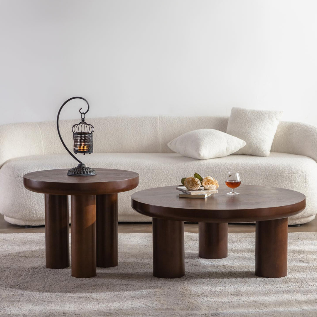 Timeless Nesting Round Coffee Table Set(Flexible sales) #25022