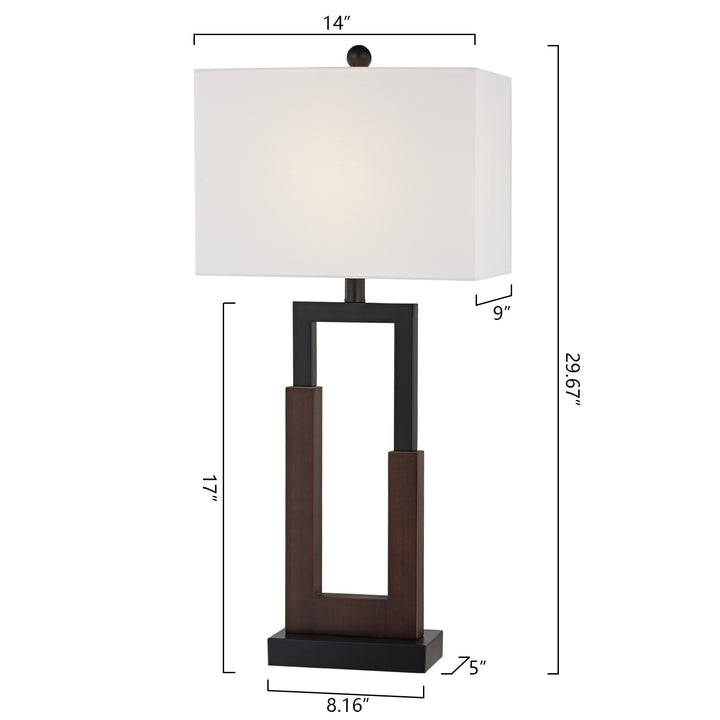 Maxax 30 Inch Table Lamp Set With USB (Set of 2) #T106