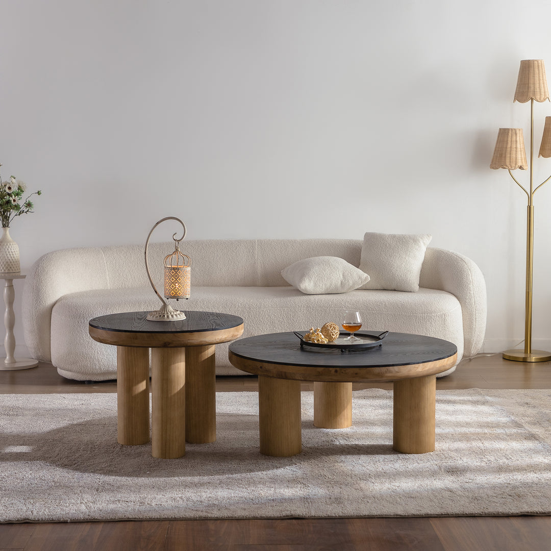 Timeless Nesting Round Coffee Table Set(Flexible sales) #25022