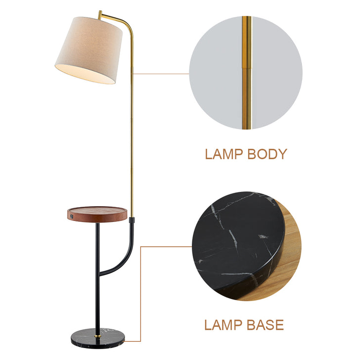 66" Tray Table Floor Lamp #F02
