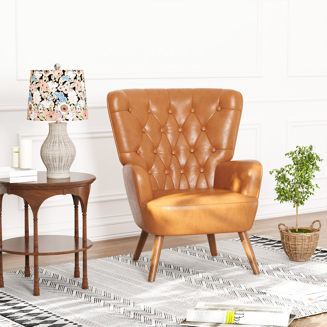 Maxax 30.32 Wide Tufted Polyester Armchair #40001K