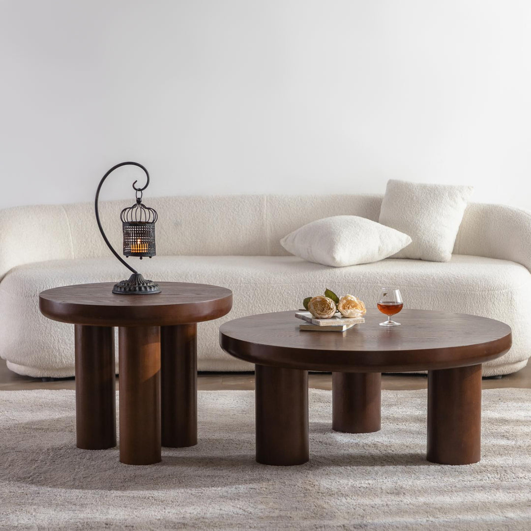 Timeless Nesting Round Coffee Table Set(Flexible sales) #25022
