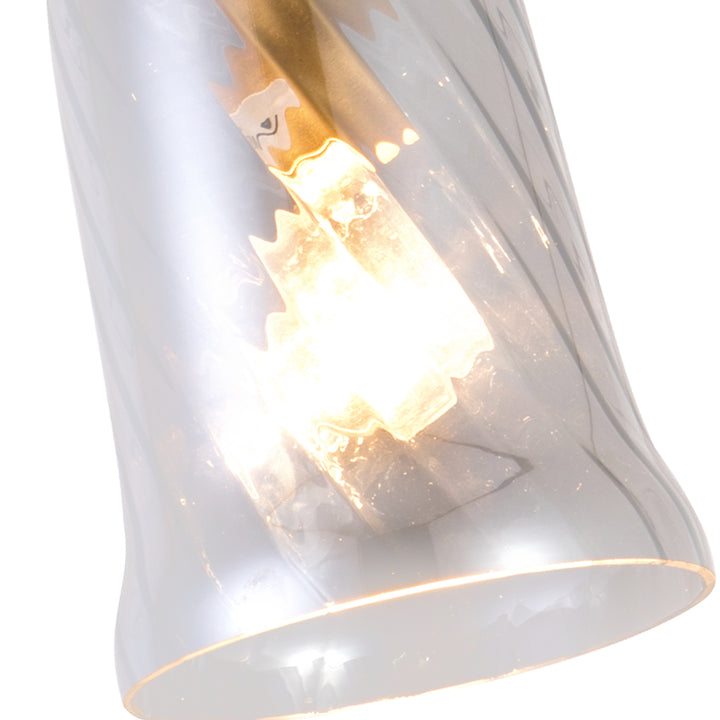 Maxax 1 - Light Single Drum Pendant with Wrought Iron Accents #19194