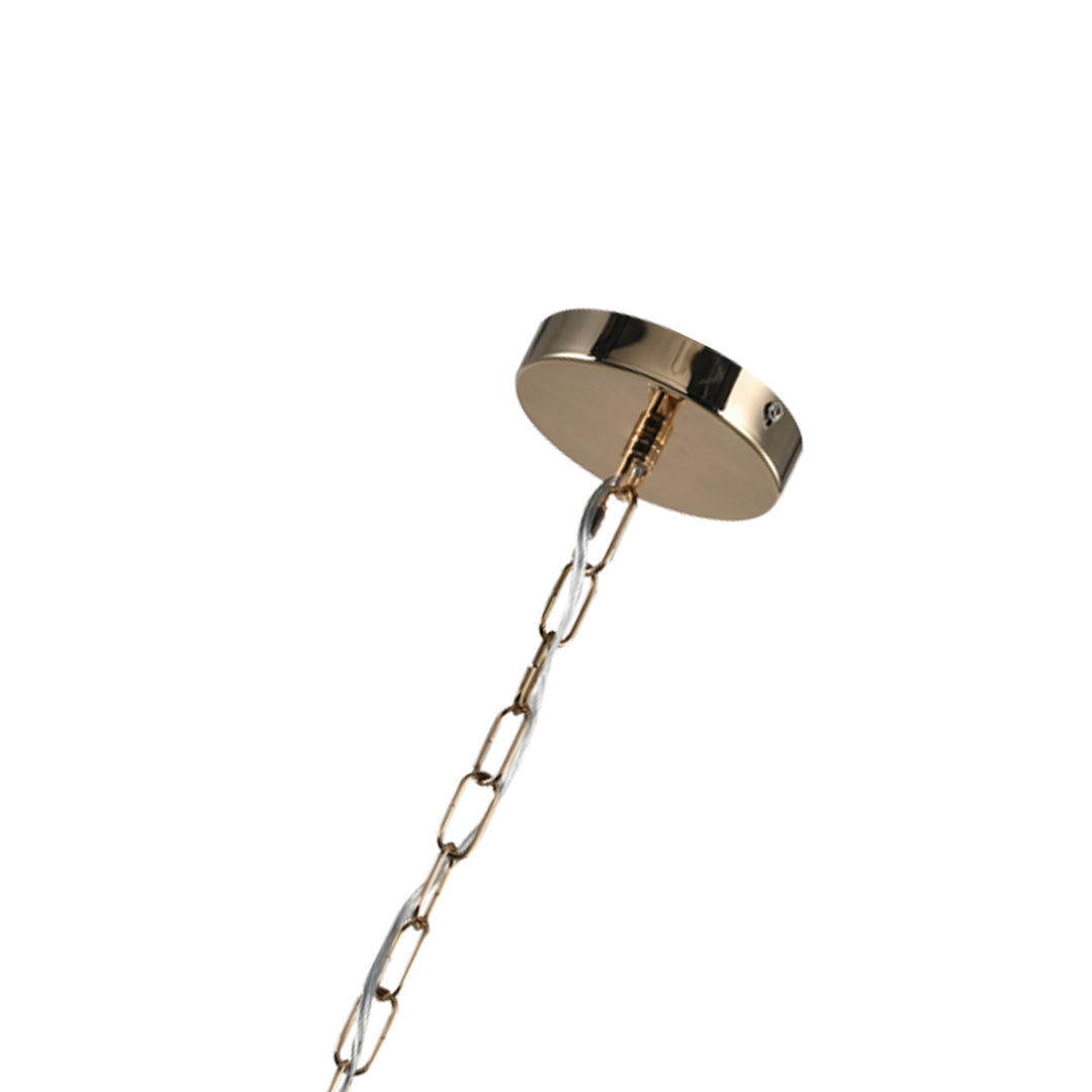 Maxax 4 - Light Lantern Geometric Pendant With Wrought Iron Accents #D158