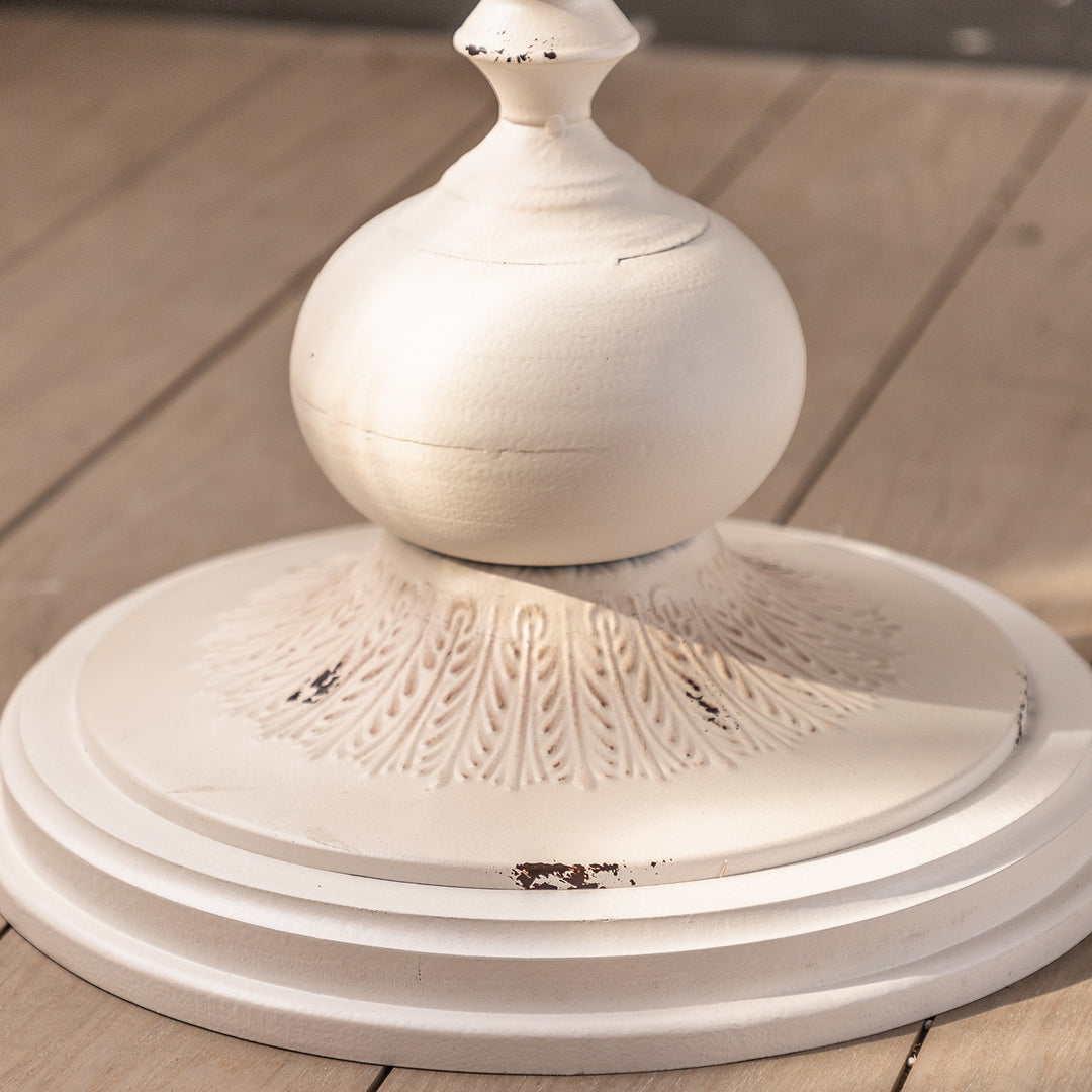 YUIlili Vintage Round End Table Living Room, Rusitc Side Table, Farmhouse Pedestal Table for Bedroom, Retro Wood Accent Tables for Home Decor, Patio Black #25002