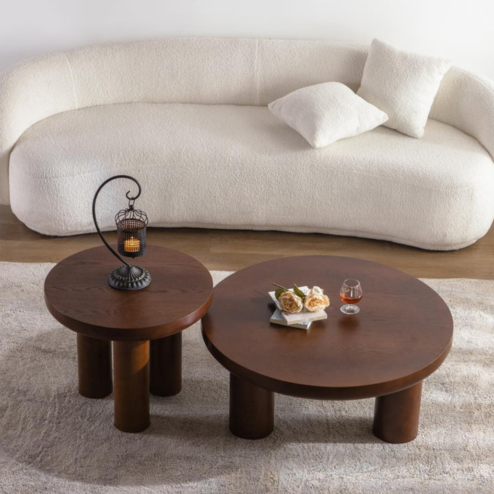 Timeless Nesting Round Coffee Table Set(Flexible sales) #25022