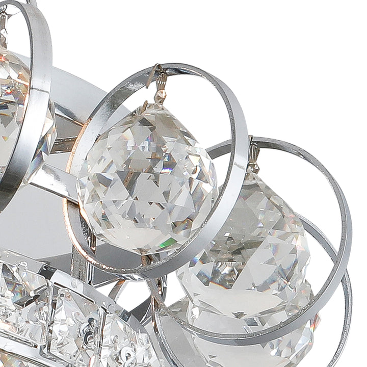 Maxax 3 - Light Unique / Statement Tiered Traditional Crystal Chandelier #19151