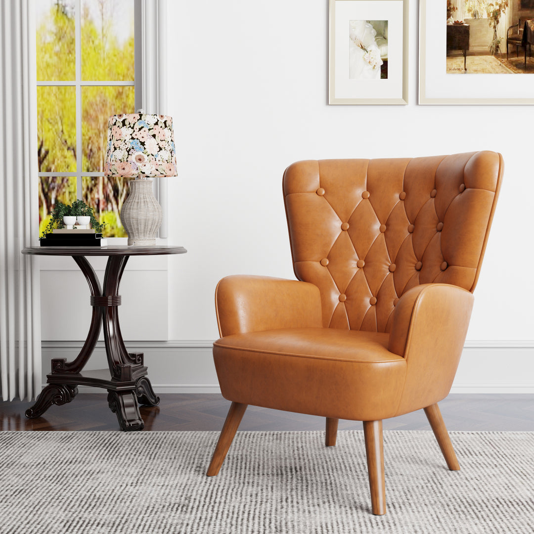 Maxax 30.32 Wide Tufted Polyester Armchair #40001K