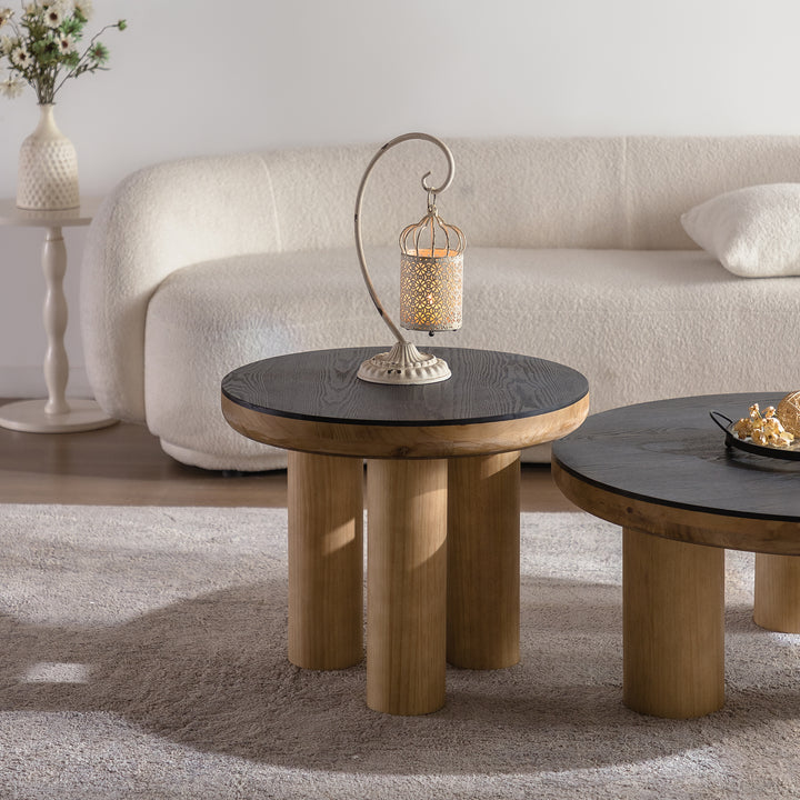 Timeless Nesting Round Coffee Table Set(Flexible sales) #25022