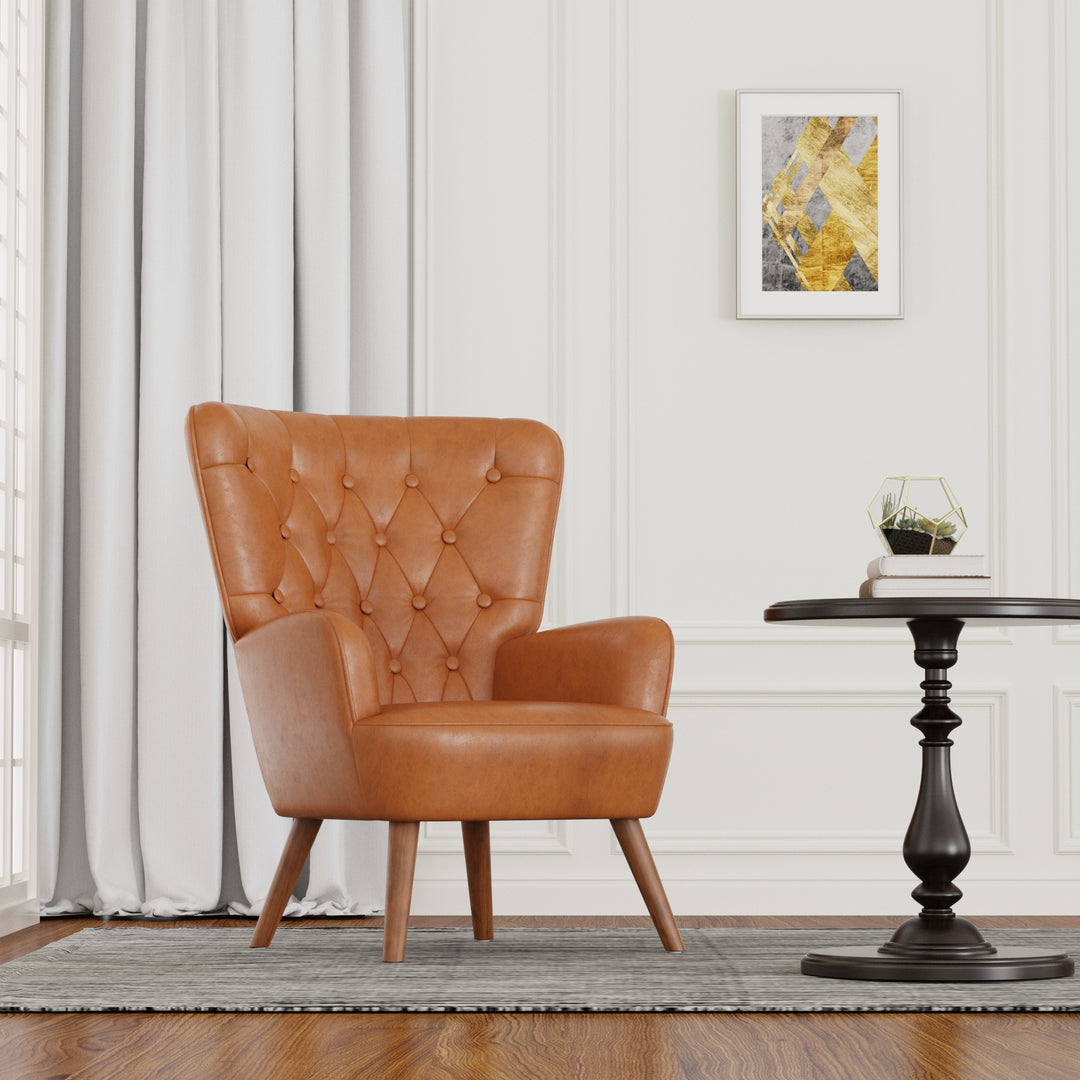 Maxax 30.32 Wide Tufted Polyester Armchair #40001K