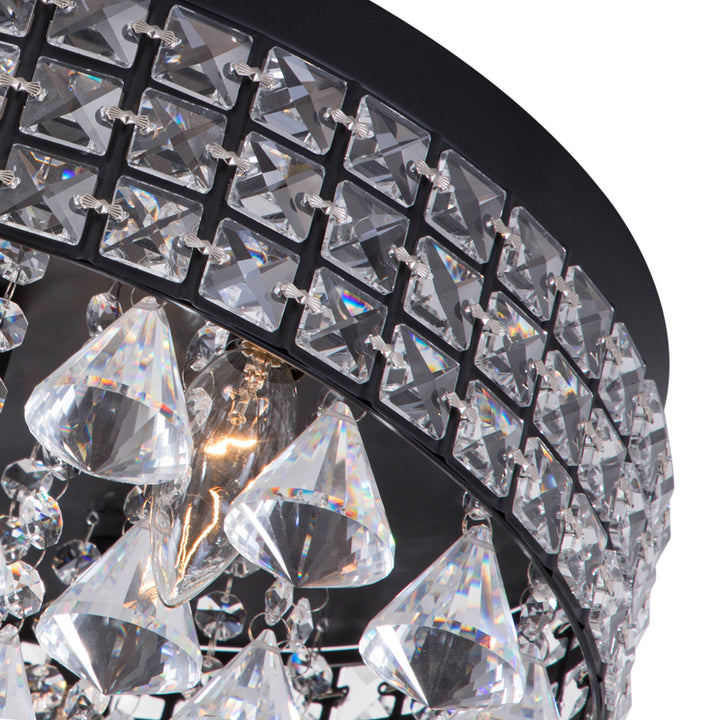 Maxax 4-Light Crystal Flush Mount #MX16008