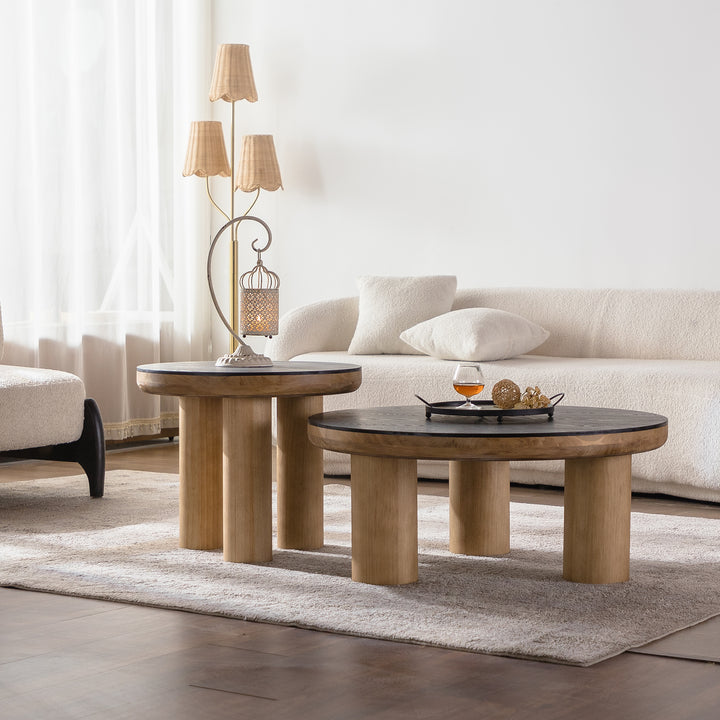 Timeless Nesting Round Coffee Table Set(Flexible sales) #25022