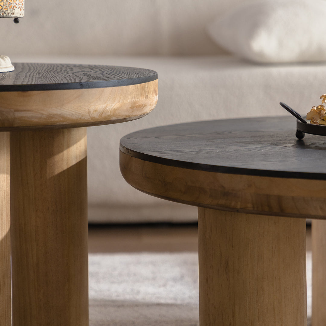 Timeless Nesting Round Coffee Table Set(Flexible sales) #25022