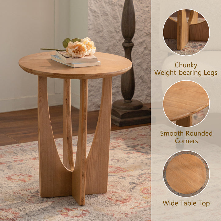 Timeless Solid Wood End Table #25027