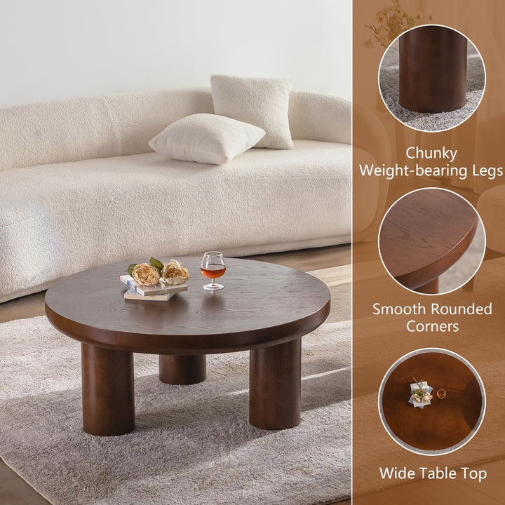 Timeless Nesting Round Coffee Table Set(Flexible sales) #25022