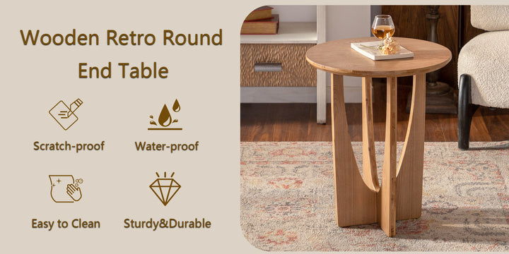 Timeless Solid Wood End Table #25027