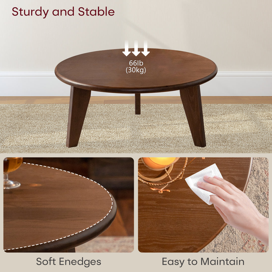 Timeless Solid Wood Coffee Table #25030
