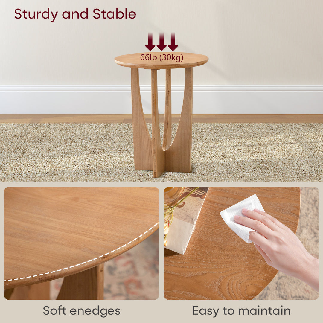 Timeless Solid Wood End Table #25027