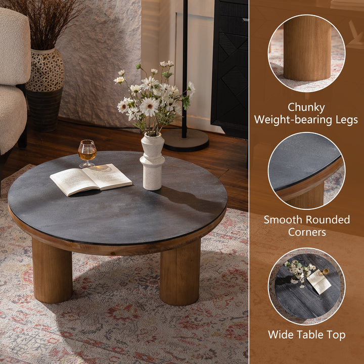 Timeless Nesting Round Coffee Table Set(Flexible sales) #25022