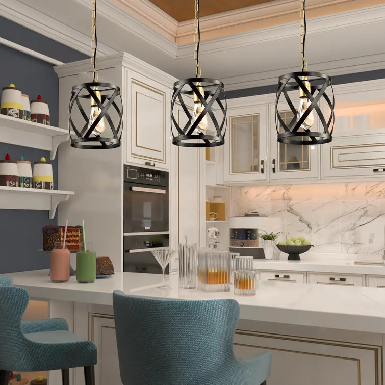 Maxax 1 - Light Shaded Drum Pendant Lighting #MX21021