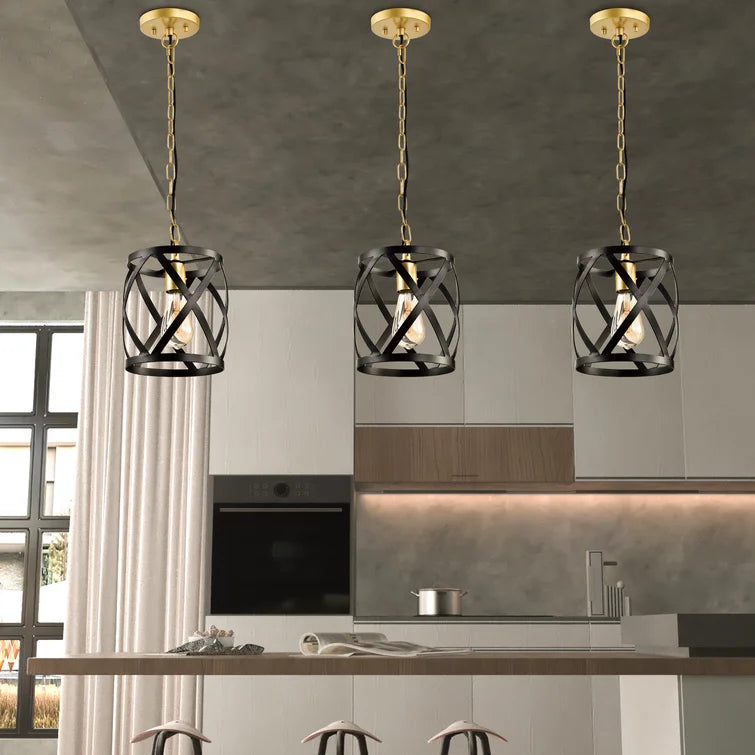 Maxax 1 - Light Shaded Drum Pendant Lighting #MX21021