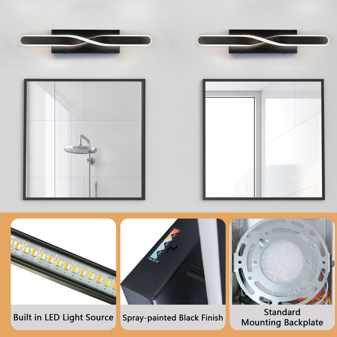 1 - Light Dimmable LED Bath Bar #MX21048
