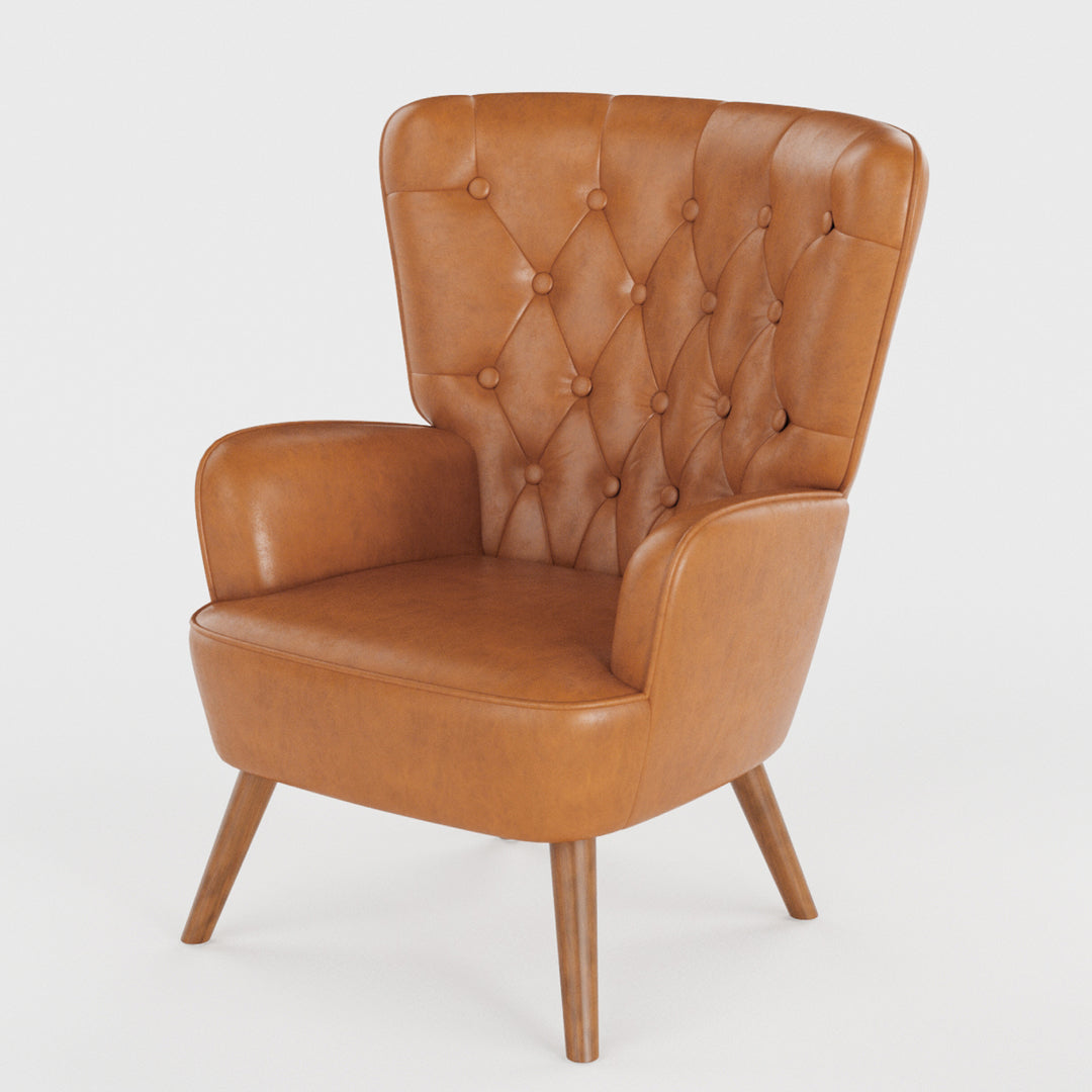 Maxax 30.32 Wide Tufted Polyester Armchair #40001K
