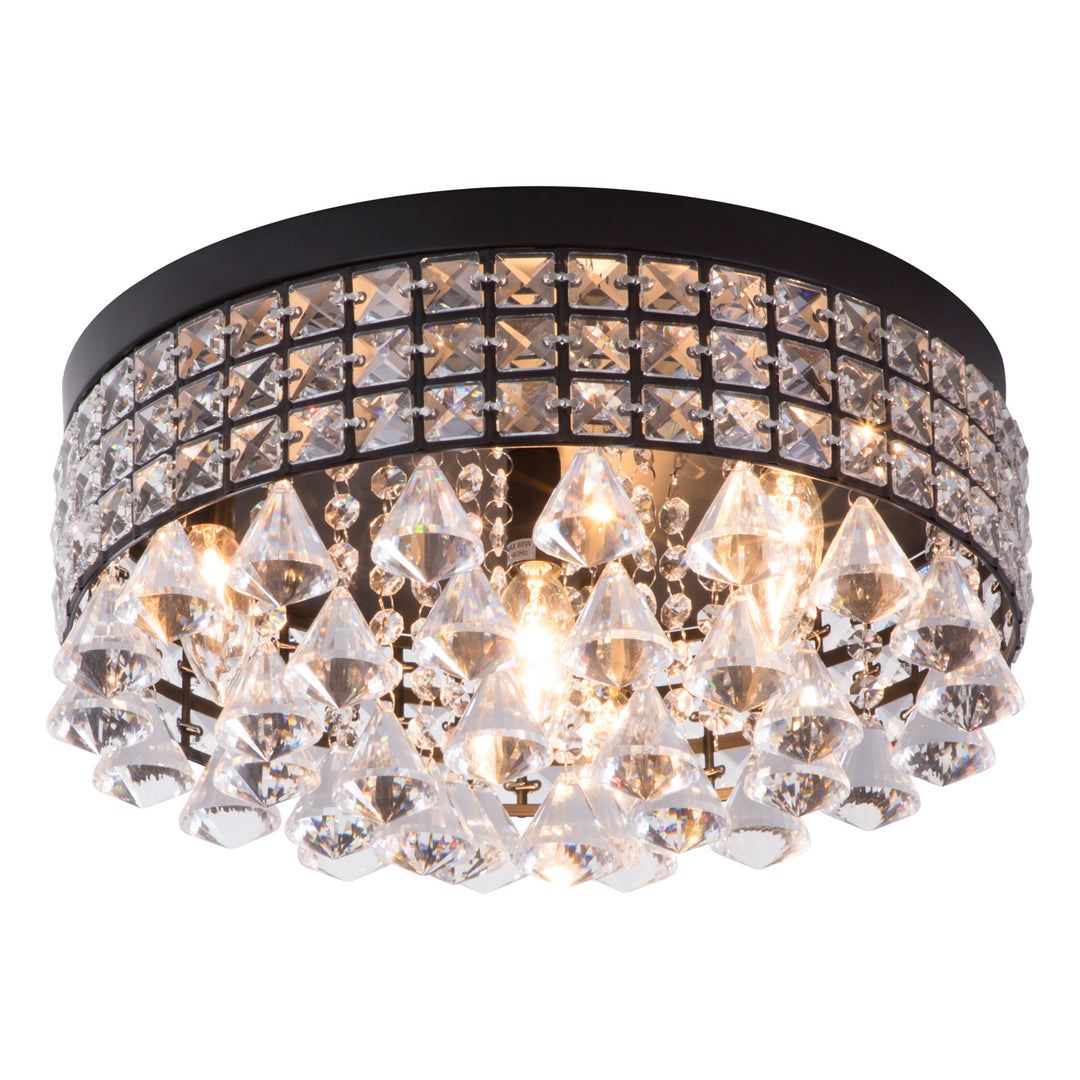 Maxax 4-Light Crystal Flush Mount #MX16008