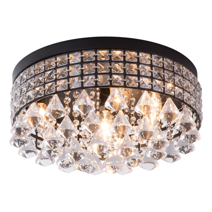 Maxax 4-Light Crystal Flush Mount #MX16008