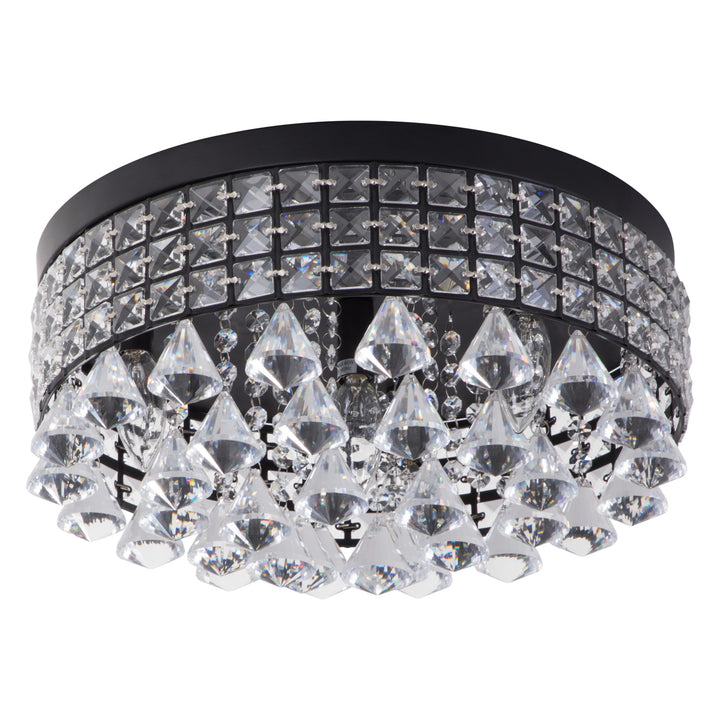 Maxax 4-Light Crystal Flush Mount #MX16008