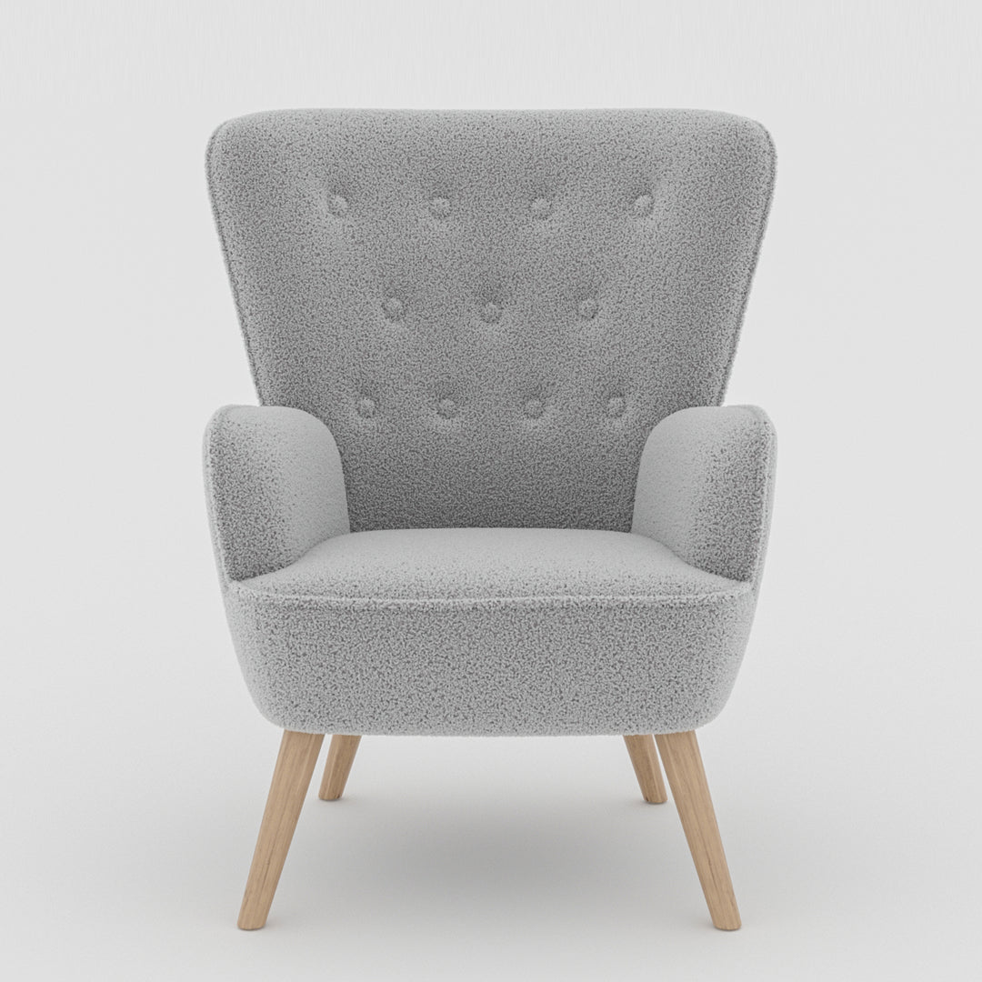 Maxax 30.32 Wide Tufted Polyester Armchair #40001K