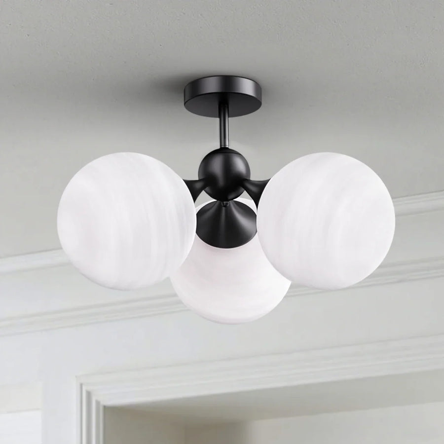 How to Add Soft, Sculptural Light with the Nimbus Cloud Glass Ceiling Light