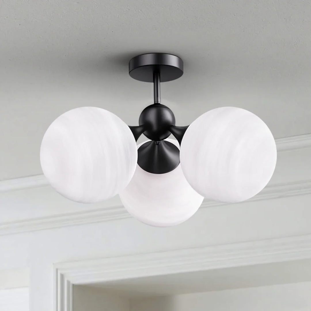 How to Add Soft, Sculptural Light with the Nimbus Cloud Glass Ceiling Light