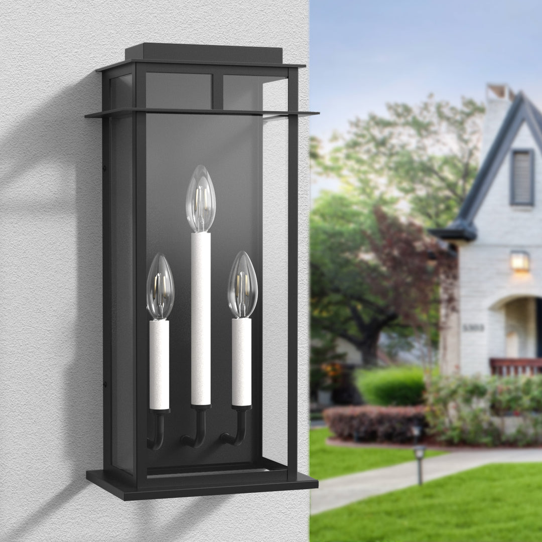Solstice Outdoor Wall Lantern With Dusk To Dawn #7072