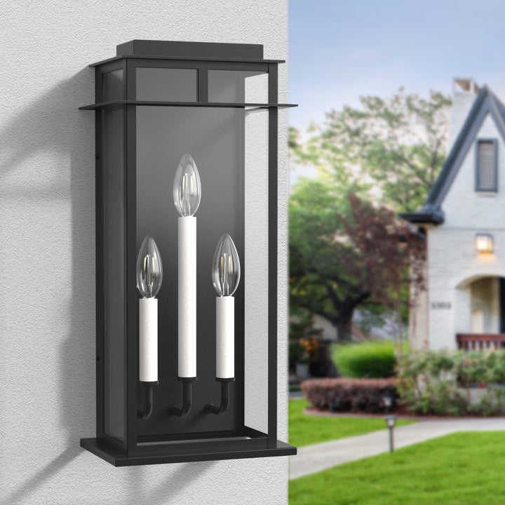 Solstice Outdoor Wall Lantern With Dusk To Dawn #7072