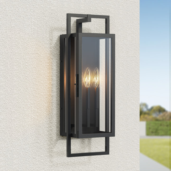 Outdoor Wall Lights #7030-3BK