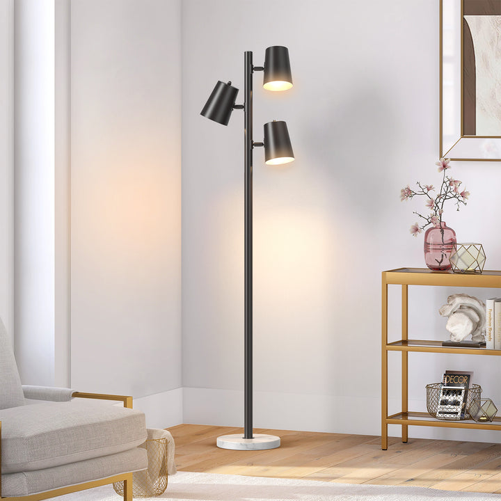 3-Head Adjustable Gold Nordic Minimalist Floor Lamp #F265