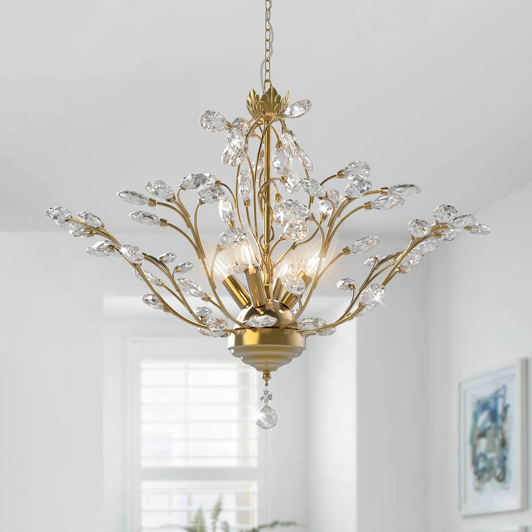 Maxax 4-Light Crystal Chandelier #19046