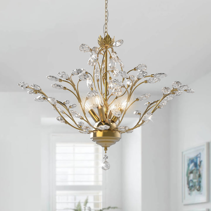 Maxax 4-Light Crystal Chandelier #19046