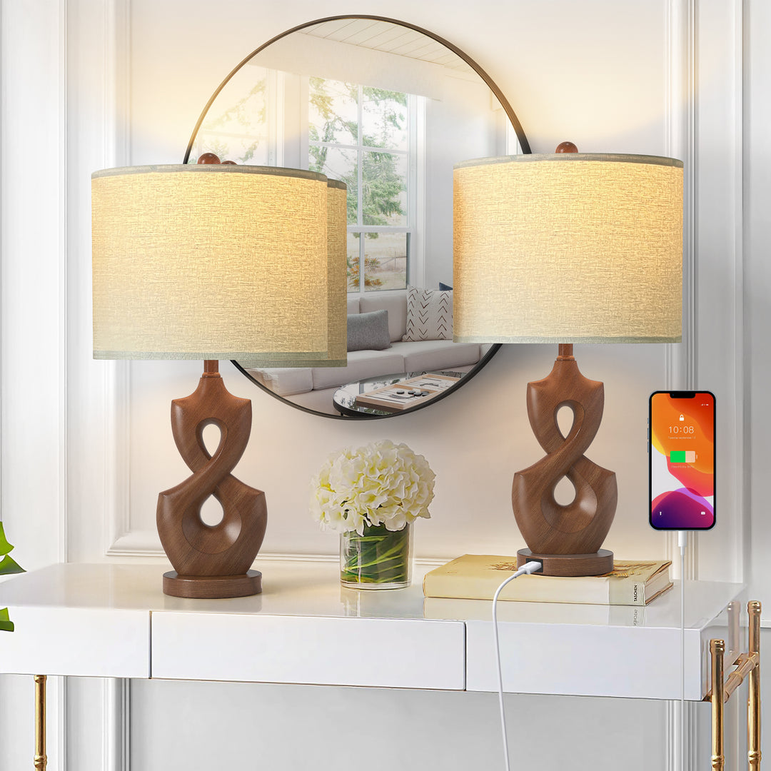 USB Table Lamp (Set of 2) #T189