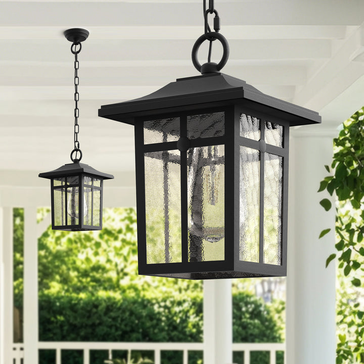 1- Light Outdoor Hanging Lantern #7055